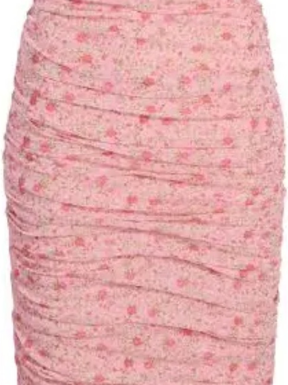 Likely Pink Floral Ruched Midi Dress - Picture 6 of 7